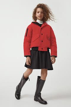 Chamarras Canada Goose Niños México - Rundle Chaqueta De Bombardero Rojos DL0359648
